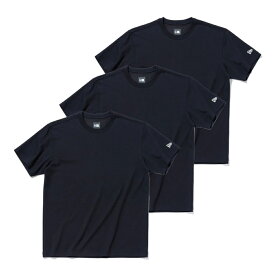 ニューエラ S/S Tシャツ 3-Pack パフォーマンス ブラック ブラック1セット New Era S/S TEE 3PACK TECH BLK 23J NONE
