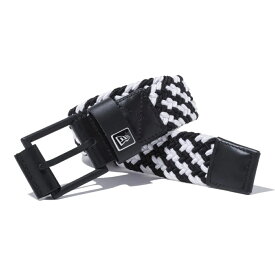 ニューエラ ベルト ストレッチウィーブ ブラック ホワイト ブラック ホワイト 1個 New Era BELT STRETCH WEAVE BLK WHT 231 NONE OSFM