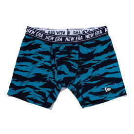 ニューエラ ボクサーパンツ ロング タイガーストライプカモ ネイビー ネイビー 1枚 New Era BOXER PANTS LONG NVY TSCAMO NONE