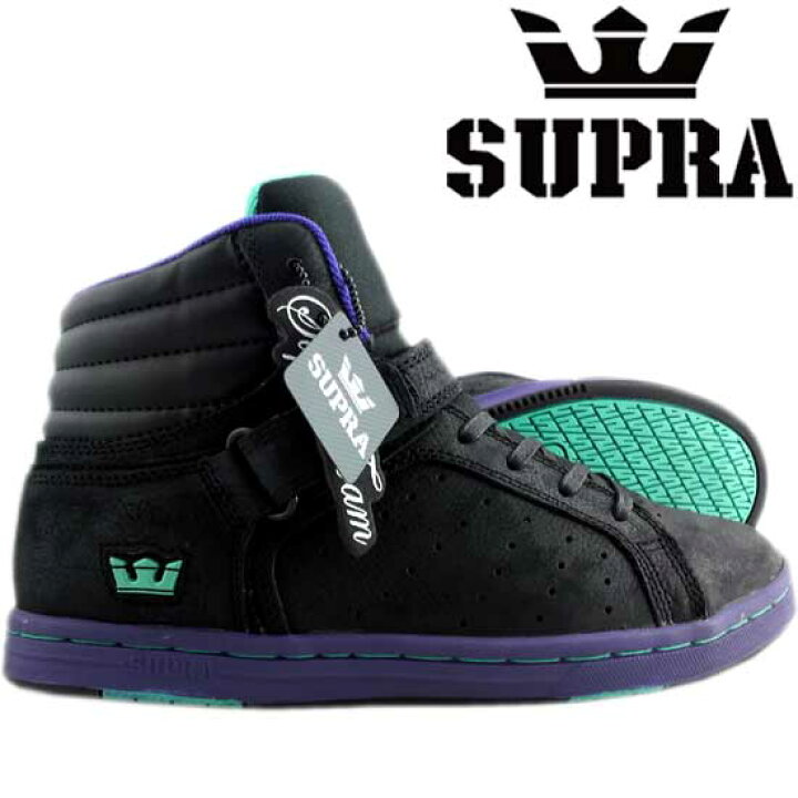 SUPRA SUPRANO HIGH JIM GRECO PRO MODEL Black Purple スープラ スプラーノ ハイ ジムグレコ プロ  モデル ブラック パープル 【あす楽対応_近畿】【あす楽対応_中国】【あす楽対応_四国】【あす楽対応_九州】