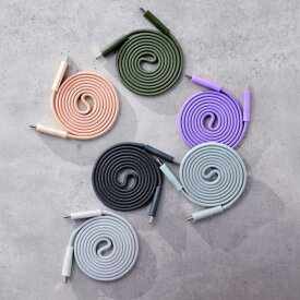 【楽天スーパーSALE】CIO Mate Flat Spiral Cable CtoC 1m / USB-C to USB-C / タイプC / iPhone 17 / Android / iPad / 充電 マグネット ケーブル メッシュ 収納 かわいい おしゃれ [送料無料]