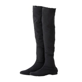 SEA(シー) VIBRAM SOLES BALLERINA KNEE HIGH BOOTS ビブラムソール バレリーナ ニーハイブーツ ONYX オニキス 112623232