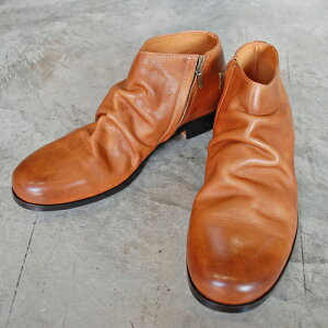 y|Cg10{z yTCYГz@PADRONE ph[l SHORT SIDE ZIP BOOTS / TRACY V[gTChWbvu[c / gCV[ BEG x[W PU8395-1203-12C Y