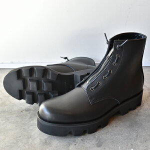 �y�|�C���g10�{�z�y�T�C�Y��������Г����������zPADRONE �p�h���[�l PU8054-1146-24C 3way FIRE MAN BOOTS with Chunky Sole BLACK �u���b�N