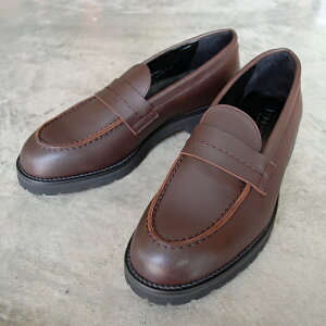 �y�|�C���g10�{�z �y�T�C�Y��������Г����������zPADRONE(�p�h���[�l) LOAFERS (WATER PROOF LEATHER) PU8759-2303-22C D.BROWN �_�[�N�u���E���@�v�C ���{�� �r�W�l�X�@�M�t�g