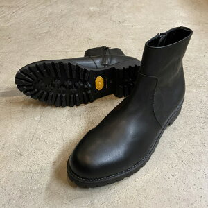 y|Cg10{zyTCYГz PADRONE ph[l PU7358-1126-22C SIDE ZIP BOOTS(WATER PROOF LEATHER) with VIBRAM h RAUL BLACK ubN@vC { rWlX@Mtg ru\[