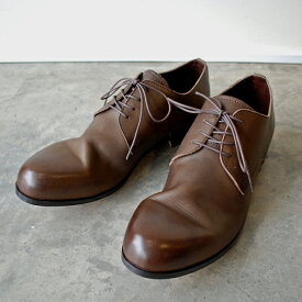 【ポイント10倍】 【サイズ交換初回片道送料無料】 PADRONE パドローネ メンズ DERBY PLAIN TOE SHOES / JACK ジャック DEEP BROWN ディープブラウン PU7358-2001-23A ダービープレーントゥ 革靴 日本製 ビジネス　ギフト