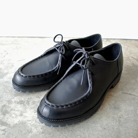 【ポイント10倍】【サイズ交換初回片道送料無料】 PADRONE パドローネ PU8759-2401-23A TYROLEAN SHOES (WATER PROOF LEATHER) チロリアンシューズ(防水レザー) BLACK ブラック 革靴 日本製 ビジネス　ギフト 防水