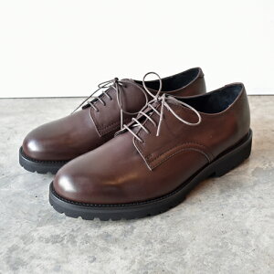 y|Cg10{z yTCYГz PADRONE ph[l PU8759-2008-23C DERBY PLAIN TOE SHOES (WATER PROOF LEATHER) _[r[v[gDV[Y / D.BROWN _[NuE vC { h r