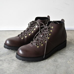 �y�m�x���e�B�z�y�T�C�Y��������Г����������z PADRONE �p�h���[�l PU7358-1128-25C WP SIDE ZIP TREKKING BOOTS (WATER PROOF LEATHER) �_�[�N�u���E�� D.BROWN �h�����U�[ vibram �r�u�����\�[�� ���{��