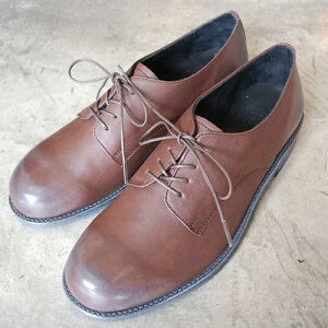 y|Cg10{zyTCYГz PADRONE ph[l Y DERBY PLAIN TOE SHOES / NICOLO jR DARK BROWN _[NuE PU8586-2005-17A _[r[v[gD vC { rWlX@