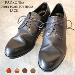 y|Cg10{zyTCYГz PADRONE ph[l Y DERBY PLAIN TOE SHOES / JACK WbN PU7358-2001-11C _[r[v[gD vC { rWlX@Mtg