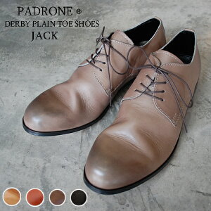y|Cg10{zyTCYГz PADRONE ph[l Y DERBY PLAIN TOE SHOES / JACK WbN PU7358-2001-11C _[r[v[gD vC { rWlX@Mtg