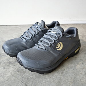 Topo(�g�|) Women's TERRAVENTURE 4 WP Grey/Butter �O���[/�o�^�[ �����j���O�V���[�Y