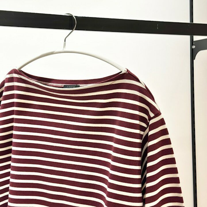 楽天市場】LENO(リノ) BASQUE SHIRT バスクシャツ BURGUNDY BORDER 