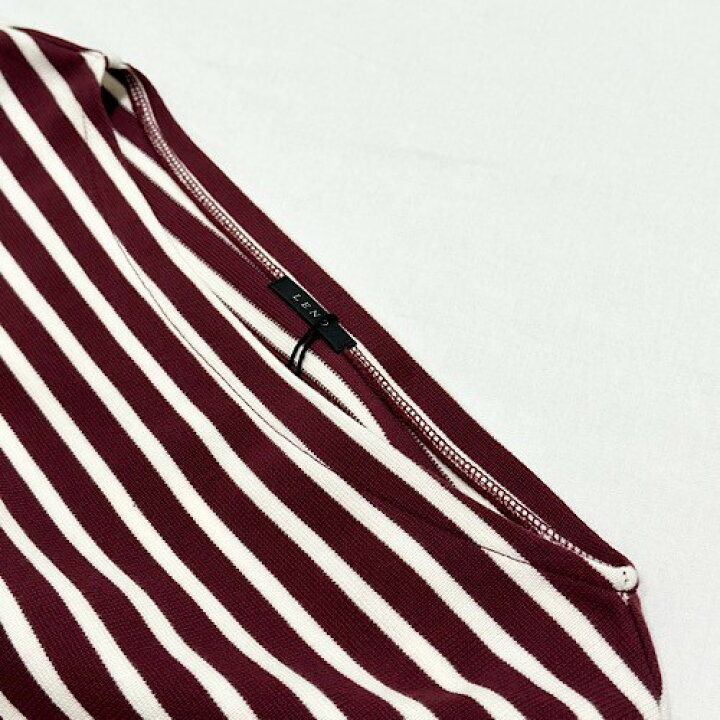 楽天市場】LENO(リノ) BASQUE SHIRT バスクシャツ BURGUNDY BORDER 
