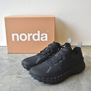 norda? (�m���_) 001 Men's �����j���O�V���[�Y Stealth Black �X�e���X�u���b�N