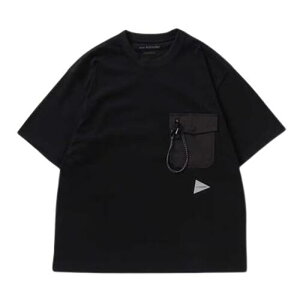 and wander �A���h�����_�[ pocket T (5744184183) black ,gray , white �u���b�N �O���[ �z���C�g