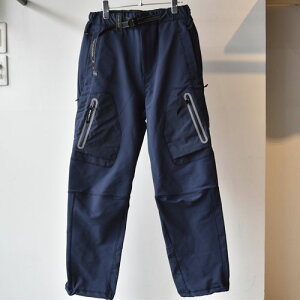 and wander �A���h�����_�[ stretch shell pants (5744222103) navy �l�C�r�[
