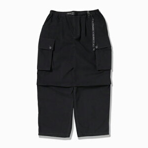 and wander �A���h�����_�[ GRAMICCI × and wander military wide pant (5745152514) black , khaki