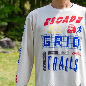 STAMP RUN��CO �X�^���v STAMP LONG SLEEVE TEE (ESCAPE THE GRID ON THE TRAILS)