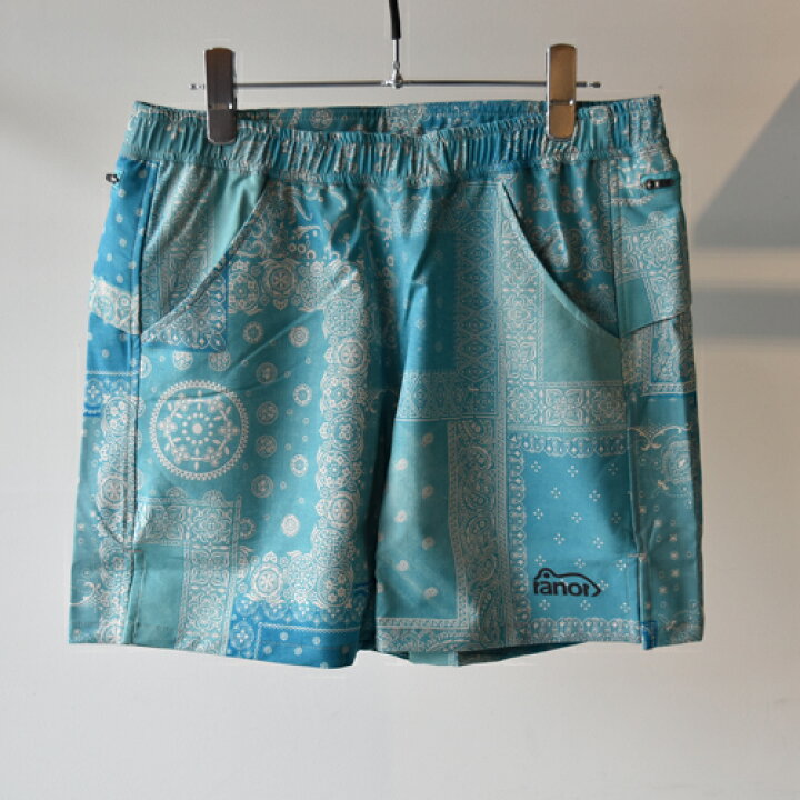楽天市場】ranor (ラナー) BANDANA MIDDLE SHORTS ターコイズ TQ 