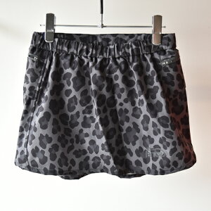 ranor (i[) LEOPARD SKIRT ubN BLACK