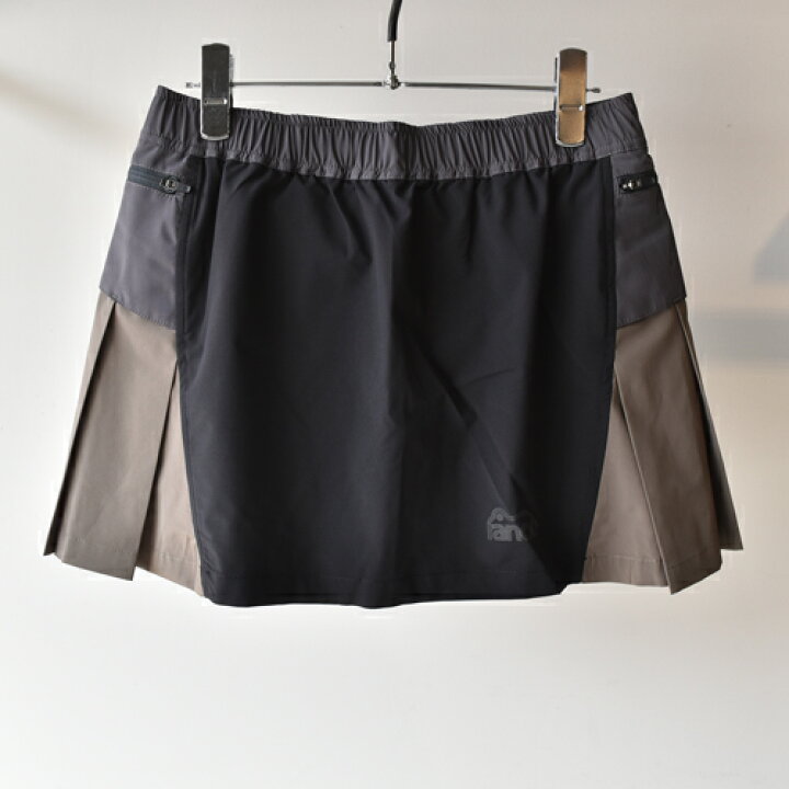楽天市場】ranor (ラナー) CRAZY PLEATS SKIRT ブラック BLACK 