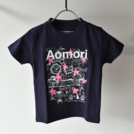 SwimmyDesignLab 青森ねぶたTシャツ KIDS　ネイビー