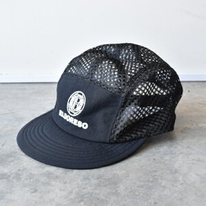 ELDORESO(Ghb\) Emblem Mesh Cap(Black) E7014325 ubN