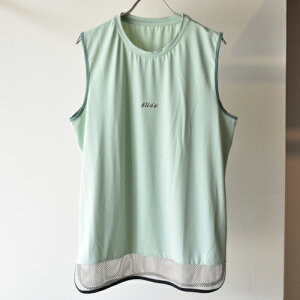 BUDO(�u�h�[) Ventilate Aero Top Sleeve_less horizon green