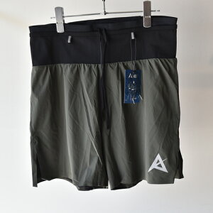 AKIV(�A�L) 2 in 1 Multi Pocket Running Shorts (Unisex) GREEN �O���[��
