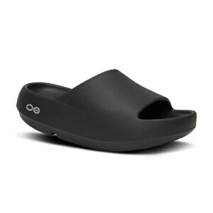 OOFOS(�E�[�t�H�X) OOahh PLUS / Black �u���b�N ���J�o���[�T���_��