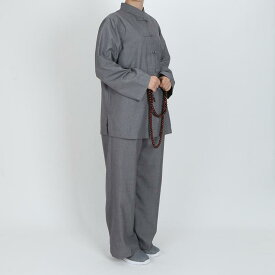 僧服 瞑想服 スーツ 秋 女性 暖かい 服 緩くて 縮まない 春秋 仏教 寺院 服 中国風