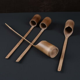 茶道具 スプーン 竹製 食器 カバークリップ 雑貨 小物 お茶 小さい 調理器具 道具 レトロ