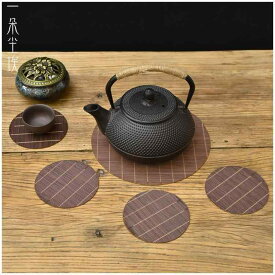茶道具 コースター テーブルクロス マット 皿 トレイ 食器 シート 雑貨 小物 装飾品 配膳用品 道具 レトロ