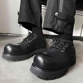 メンズ 紳士靴 夏 韓国 レトロ レザーシュー ズ フォーマル 通気性 厚底 カジュアル ラウンドトゥ
