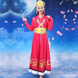 パフォーマンス 王女 衣装 少数民族 モンゴル チベット ダンス 写真 撮影 エスニック ステージ 演劇 伝統衣装 舞台衣装 イベント