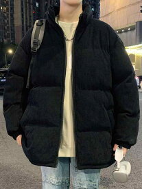 メンズ アウター ジャケット スエード スタンドカラー 冬 綿 コート 厚手 大きいサイズ ゆったり 暖かい