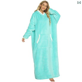 ブランケット 毛布 パジャマ ローブ フード付き 冬 ホームウェア 暖かい ゆったり 大判 ユニセックス 寝具 寝間着