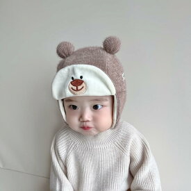 ベビー 帽子 秋冬 幼児 耳保護 かわいい 男の子 赤ちゃん 暖かい 女の子 6から12ヶ月 子供 フライトキャップ 男女兼用