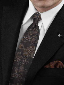 ネクタイ メンズ フォーマル ビジネス おしゃれ紳士 ブラウン 手 刺繍 柄 レトロ ネクタイ ビジネス フォーマルウェア メンズ カジュアル シルク ギフトボックス