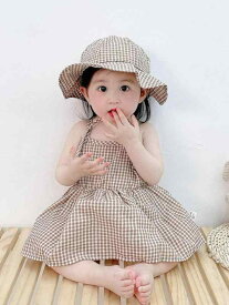 赤ちゃん ベビー フォト ファッション 服 写真 撮影 小道具 レトロ スタジオ 衣装 かわいい おしゃれ 100日 韓国 夏 チェック