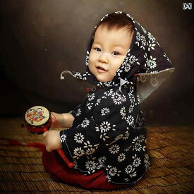 赤ちゃん ベビー フォト ファッション 服 写真 撮影 小道具 レトロ スタジオ 衣装 かわいい 1歳 2歳 アート