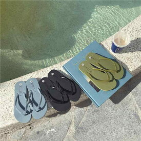 夏 レディース メンズ ファッション 靴 シューズ カジュアル ビーチ サンダル カップル フラット スリッパ シンプル 無地