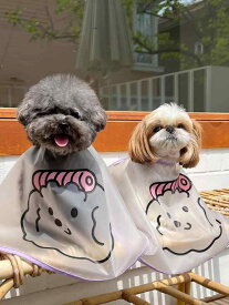 犬猫服 ペット 用品 ファッション アクセサリー 韓国 フェイシャル ケア マント スモック カジュアル かわいい