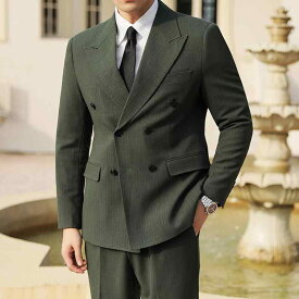 メンズ 紳士服 男性用 ジャケット アウター シンプル カジュアル オフィス ハイエンド 英国風 大きいサイズ 韓国 パンツ セットアップ スーツ