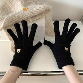 小物雑貨 手袋 グローブ フィンガー アームカバー ファッション 防風 厚手 保護 暖かい 屋外 防寒 滑り止め 女性 レディース 冬