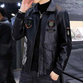 アウター ジャケット ライダースジャケット カジュアル シンプル スタイリッシュ メンズ ファッション おしゃれ 大きいサイズ 韓国 冬