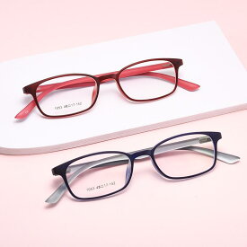 メガネ 眼鏡 おしゃれ ファッション アクセサリー レディース 軽量 TR90 スクエア ビジネス レトロ 文学 女性 シンプル